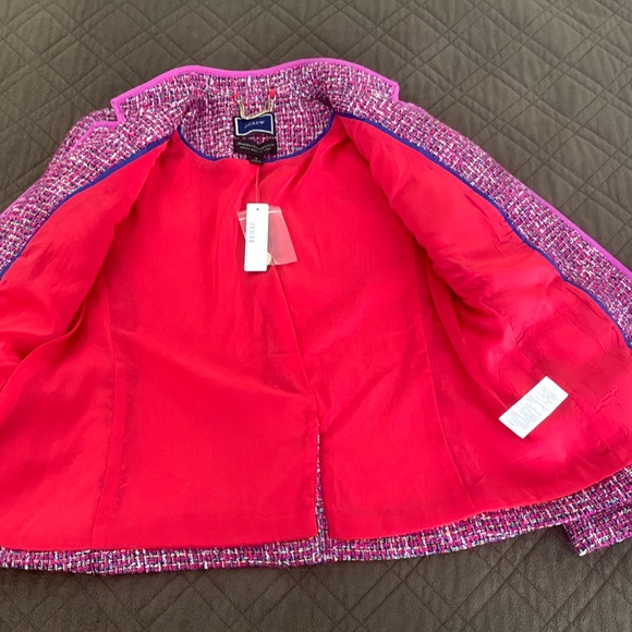 J Crew NWT Autumn Tweed Fitted Jacket/Blazer size 8 - Picture 11 of 17